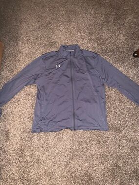 Men's Under Armour Grey Full-Zip Performance Jacket
